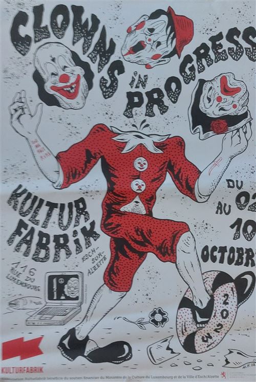 Affiche - Clowns in Progress - 2023 - 60x84cm