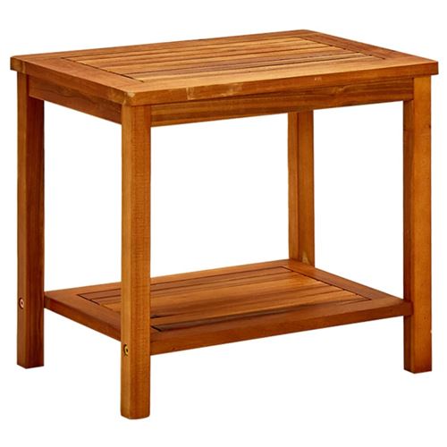 Vidaxl Table Basse 50X35x45 Cm Bois D'acacia - Image 3
