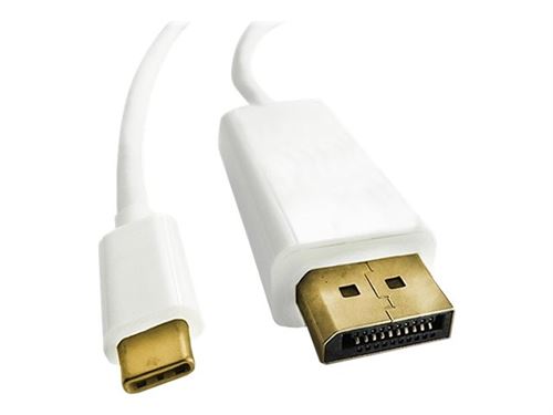 Qoltec - Adapterkabel - USB-C (M) naar DisplayPort (M) - USB 3.1 - 1 m