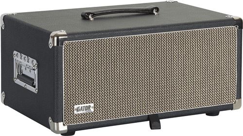 Gator Cases GR-RETRORACK-4BK Retro Rack Vintage Amp Vibe Rack Case 4U Black - Image 4