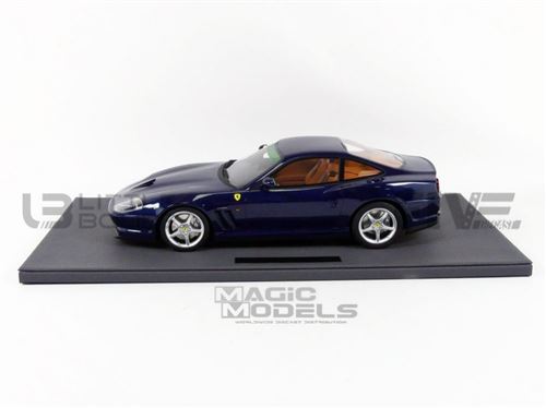 Voiture Miniature de Collection TOP MARQUES COLLECTIBLES 1-12 - FERRARI 550 Maranello - 1996 - Blue - TM12-30B