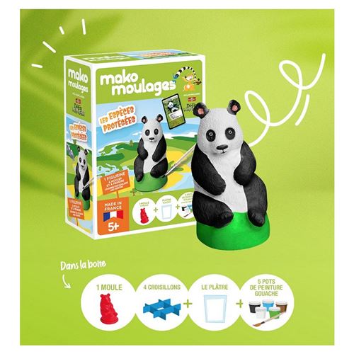 Non Communiqué Vert Mako Moulages Panda Géant