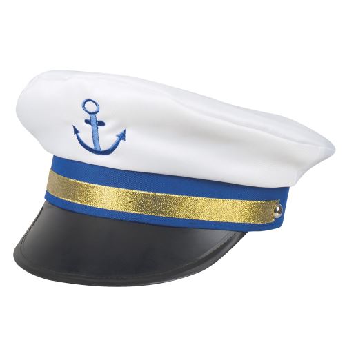 Boland chapeau captain réglable blanc/bleu