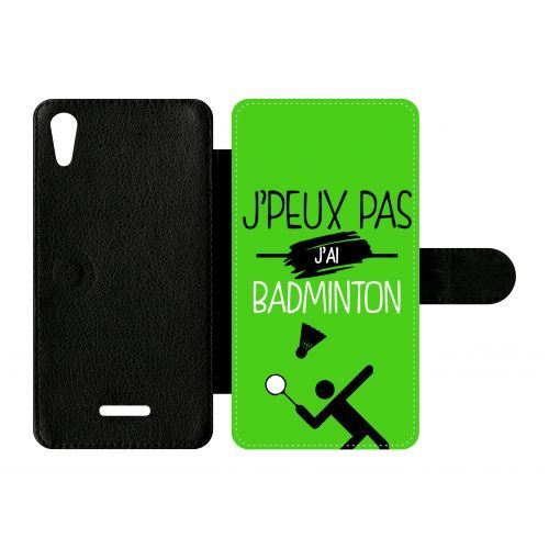 Etui sony xperia t3 j peux pas j ai badminton 11