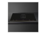 Smeg Dolce Stil Novo HOBD682R - Table de cuisson à induction - 4 plaques de cuisson - Niche - largeur : 76.5 cm - profondeur : 48.2 cm - noir - avec cadre en cuivre avec échappement par aspiration descendante (extraction et recirculation avec kit de rec