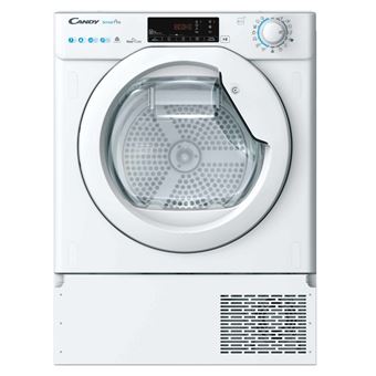 Candy SMART Pro BCTD H7A1TE-S - Sèche-linge - intégré - WiFi - Niche - largeur : 60 cm - profondeur : 60 cm - hauteur : 83 cm - chargement frontal - blanc