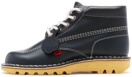 Kickers Kick Hi Core Cuir Ankle Bottes en Bleu Marine 1KF0000101NDA [UK 7 EU 41]