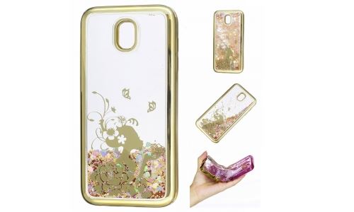 Coque rigide Galaxy J5-2017 Lady strass paillettes