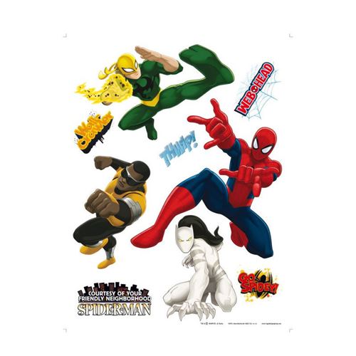 Stickers géant Team Spiderman Marvel