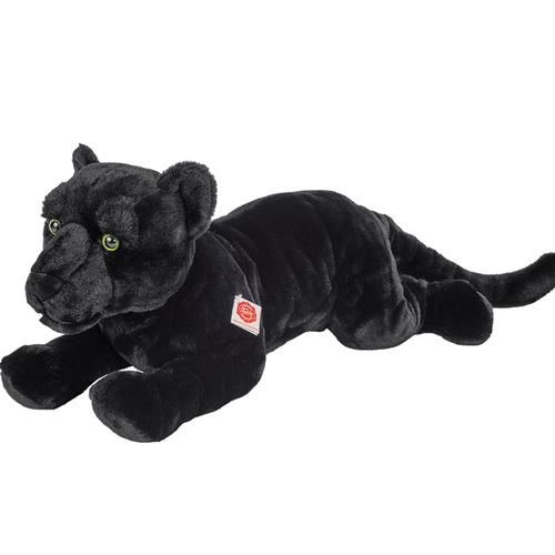Peluche panthère noire allongée 55 cm