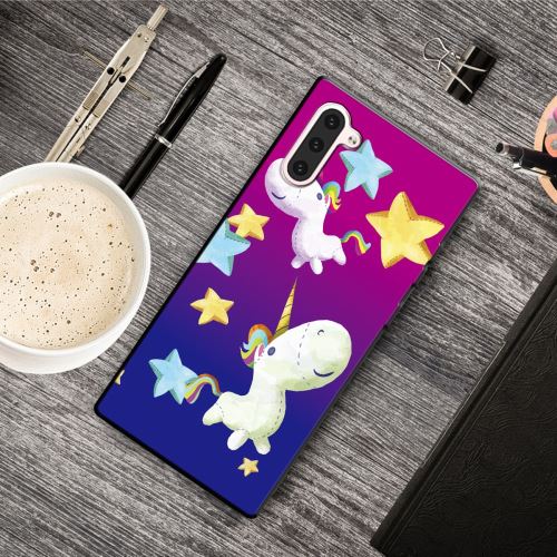 Coque en TPU impression de modèle licorne et star pour votre Samsung Galaxy Note 10
