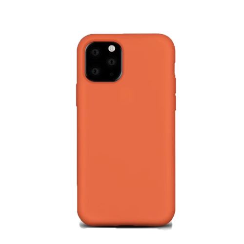 Coque de silicone soule pour Apple iPhone 11 Pro Max 6.5 - Orange