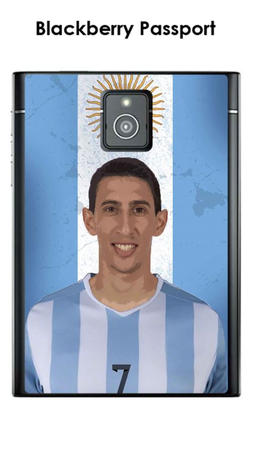 Coque Blackberry Passport design Di Maria & Drapeaux