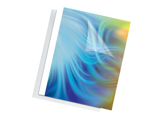 Fellowes -  Thermo-Bindemappen 4mm 100 Stück, Blanco