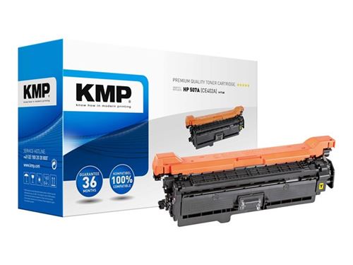 KMP H T168 Toner yellow compatible avec HP CE Y - vue 2