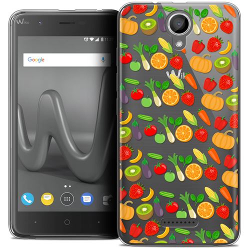 Coque Wiko Harry (5 ) CASEINK Housse Etui [Crystal Gel HD Collection Foodie Design Healthy - Souple - Ultra Fin - Imprimé en France]