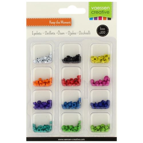 Oeillets 2,5 mm - Assortiment Mat - 300 pcs
