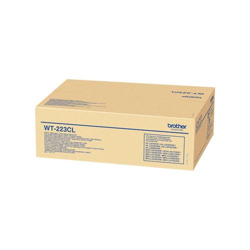 brother wt-223cl waste toner f/ 50000 p f/ dcp-l3510cdw l3550cdw noir
