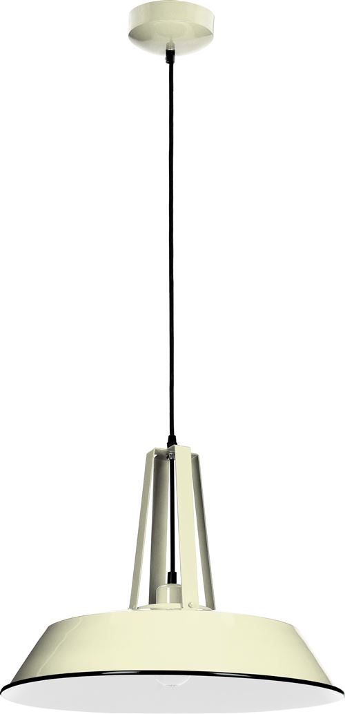 Paris Prix - Lampe Suspension Design alvar 46cm Ivoire