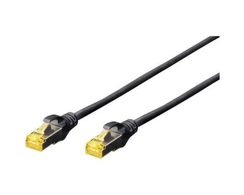Assmann DIGITUS CAT 6, U-UTP Patchk. PVC AWG 26/7, 1 m, SW