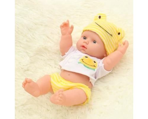 TEMPSA 30cm Poupée Poupon Simulation Bébé Voix Electrique - Jouet Cadeau Pour Enfant Fille