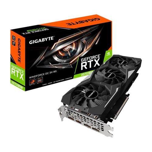 Carte Graphique Gaming Gigabyte NVIDIA 2070 SuperWindForce 8 GB GDDR6