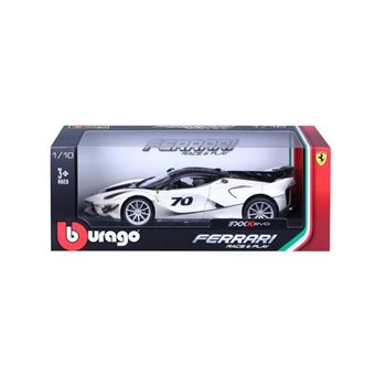 vehicule a construire - engin terrestre a construire voiture ferrari fxx k evo 1/18eme - blanc