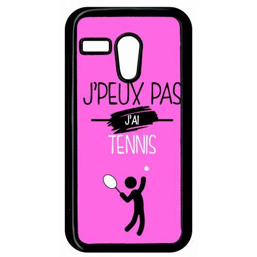 Coque motorola moto g j peux pas j ai tennis 9