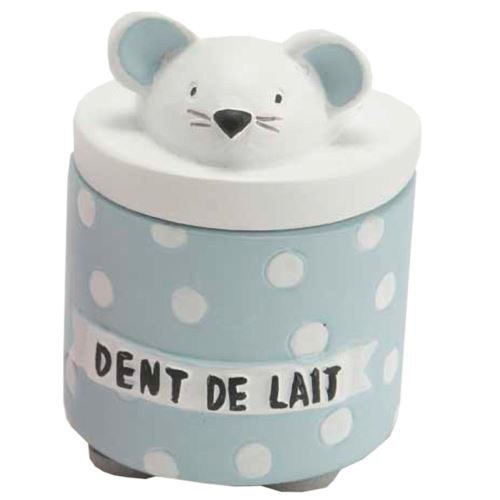 Petite boite à dents de lait Bleue