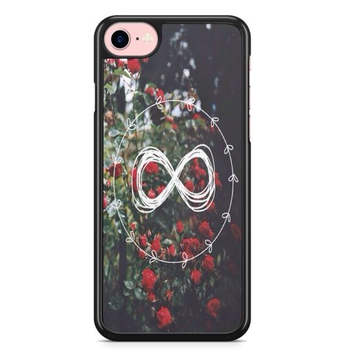 Coque Fifrelin pour iPhone 5C Infinity Infini Logo Fleurs