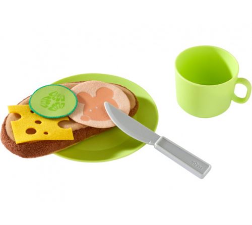 Haba vaisselle Service de petit déjeuner Début de la journée junior 12 cm vert
