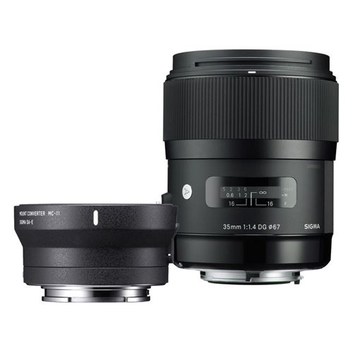Objectif 35mm f/1.4 DG HSM ART compatible avec Canon + Bague MC-11