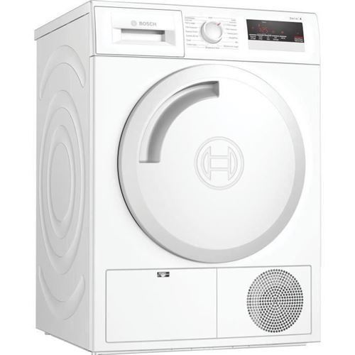 Bosch Serie | 4 WTN83208FF - Sèche-linge - indépendant - largeur : 59.8 cm - profondeur : 65.2 cm - hauteur : 84.2 cm - chargement frontal - blanc
