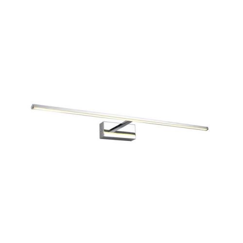 HOMEMANIA Lampe Murale Espada Applique - Chrome en Métal, 61 x 5 x 12 cm, 1 x LED, 12W, 1260LM, 4200K Lumière Blanc Naturel