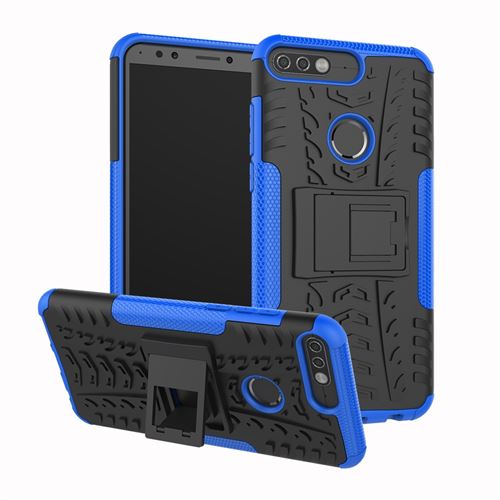 Coque en TPU combo de pneus bleu pour votre Huawei Y7 Prime (2018)/Nova 2 Lite/Honor 7C/Enjoy 8
