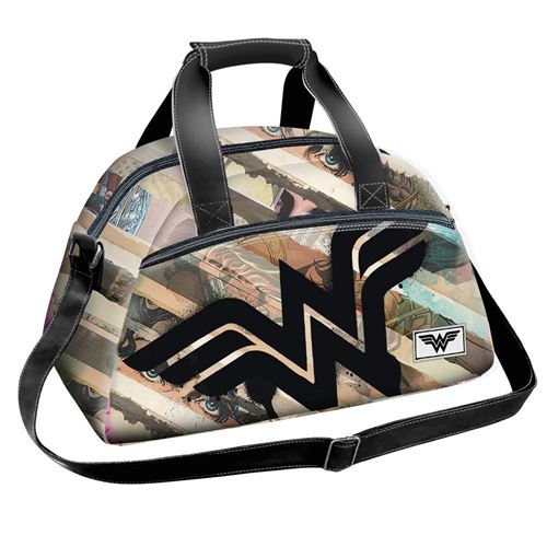 Karactermania Wonder Woman Collage-Uptown Sports Bag Sac de sport grand format, 51 cm, 9 liters, Marron (Brown)