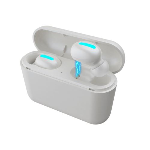 Ecouteurs HBQ-Q32I Bluetooth 5.0 Oreillettes Sans Fil TWS Sport Blanc