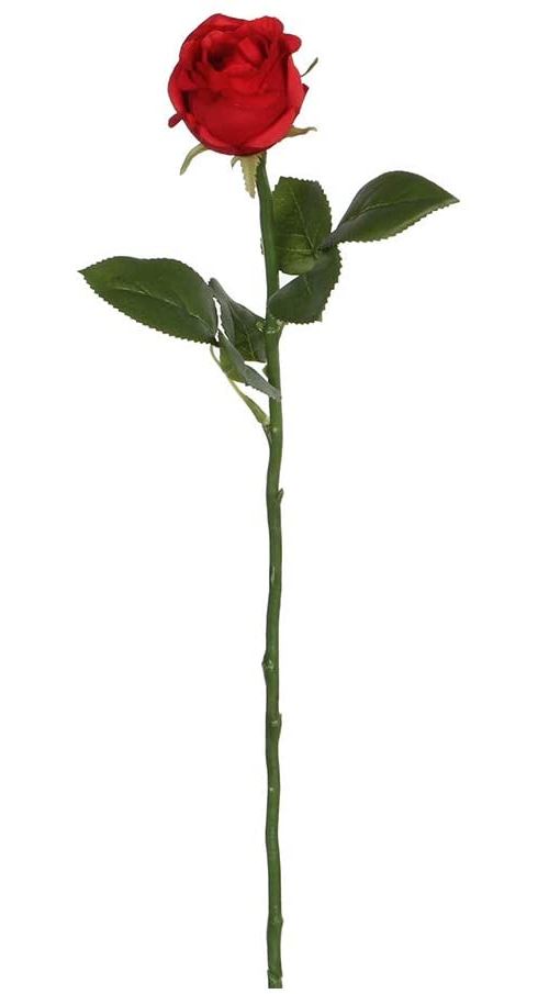 Rose rouge 45 cm