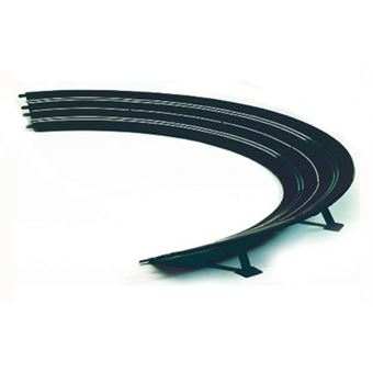 Virage Relevé 45° Carrera - 4 Rails Pour Circuit Slot 1/43, Courses Dynamiques, Dérapages