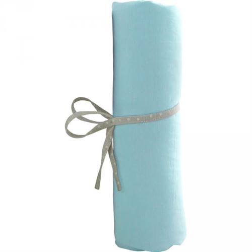Drap housse turquoise 60 x 120 cm - babycalin