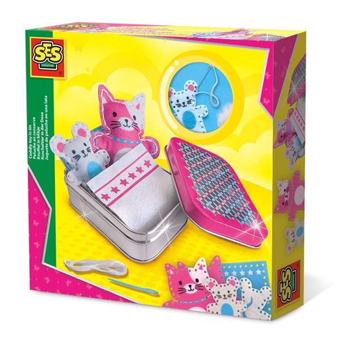SES Creative Peluche en Conserve : Chat, 14352
