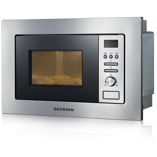 SEVERIN MW 7880 - magnetron met grill - ingebouwd - opgeruwd roestvrij staal
