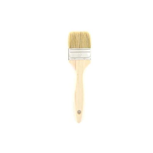 Pinceau plat queue de morue 60 mm manche en bois