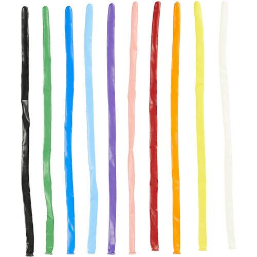Creotime ballons pour modeler 10 pièces multicolores