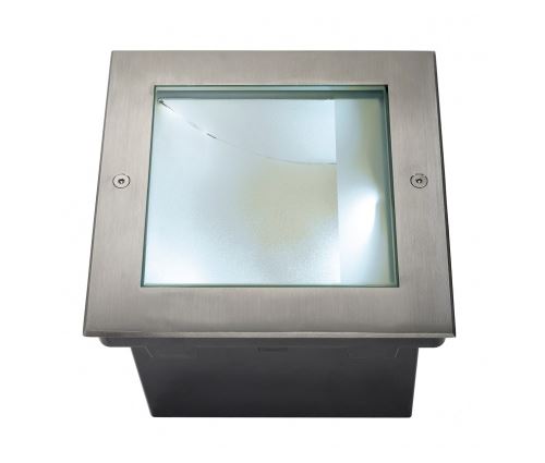 Dasar 255 led carre encastré, asymétrique, inox 316, 28w, 4000k