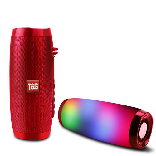 YOKULI - Haut-parleur Bluetooth Sans Fil - Rouge