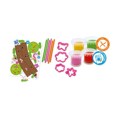 SES Creative argile fleurs et papillons parfumés junior multicolore