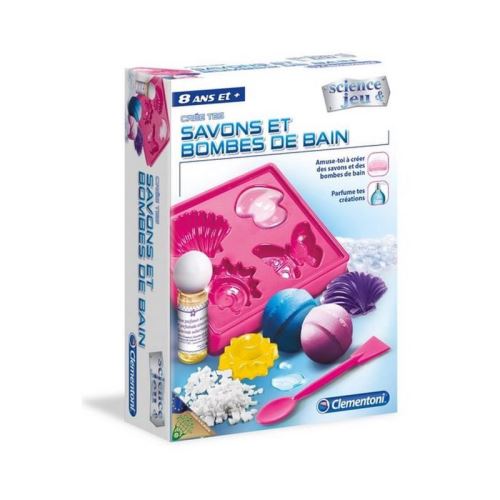 Kit créatif Clementoni Science et jeu : savons et bombes de bain