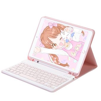 Étui Clavier IPad Air 4/5 (10.9”) - Clavier Détachable Touches Rondes + Protection Rotative 360° - Plusieurs Coloris