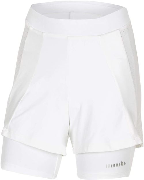 rh+ Cocò W Short, Fashion Lab Bike Bibshort Femme, Blanc, S